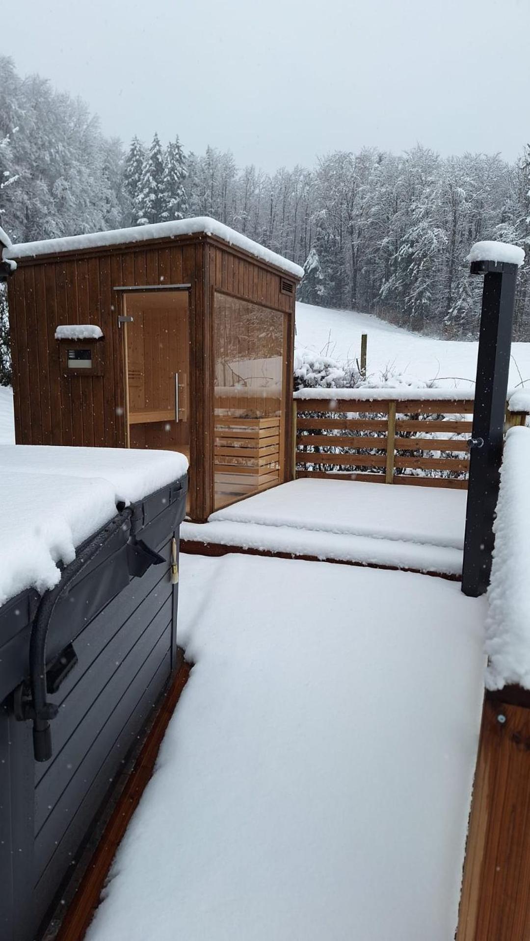 Luxus Alpenparadies Nahe Salzburg Sauna & Whirlpool Adnet 外观 照片