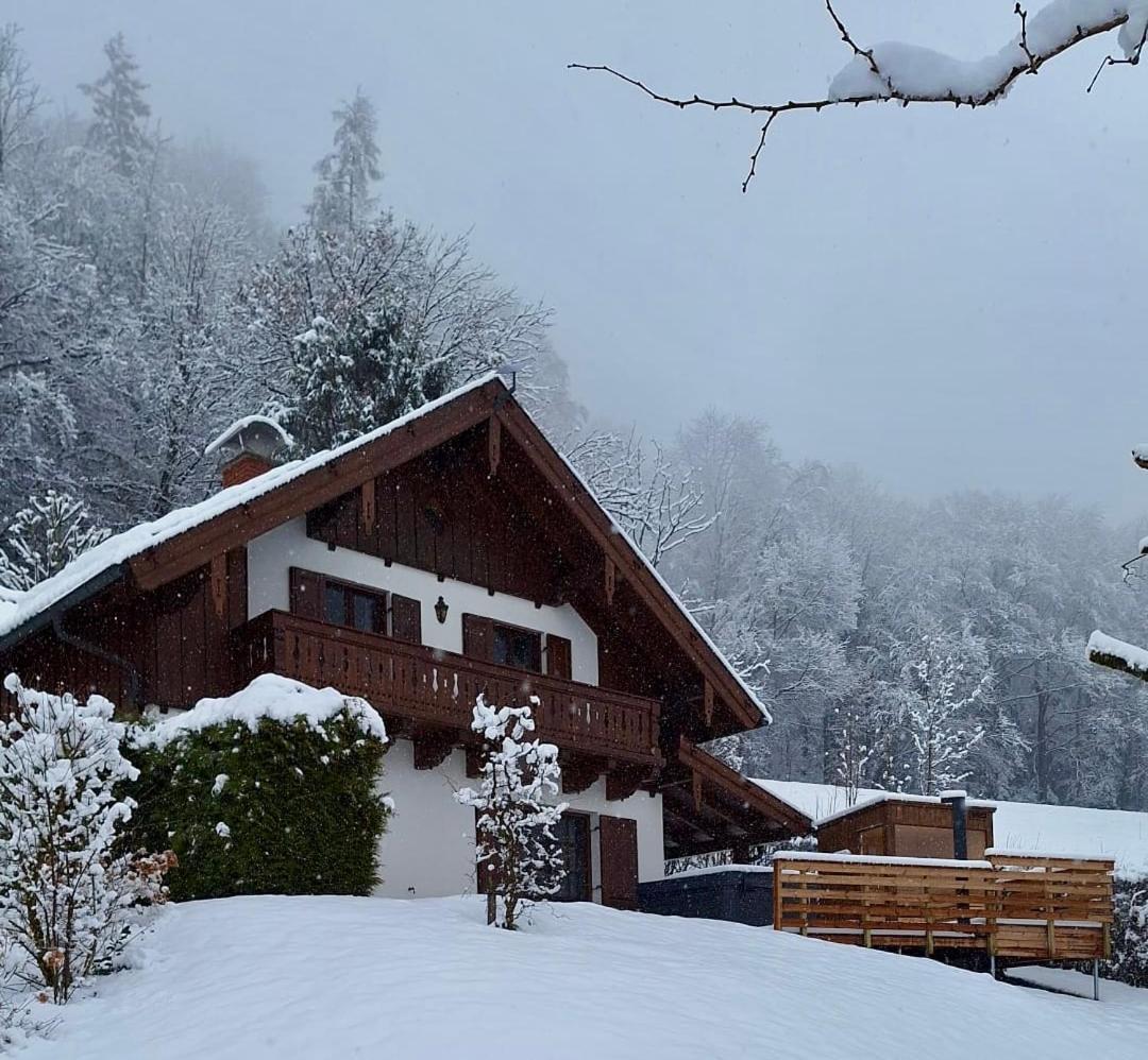 Luxus Alpenparadies Nahe Salzburg Sauna & Whirlpool Adnet 外观 照片