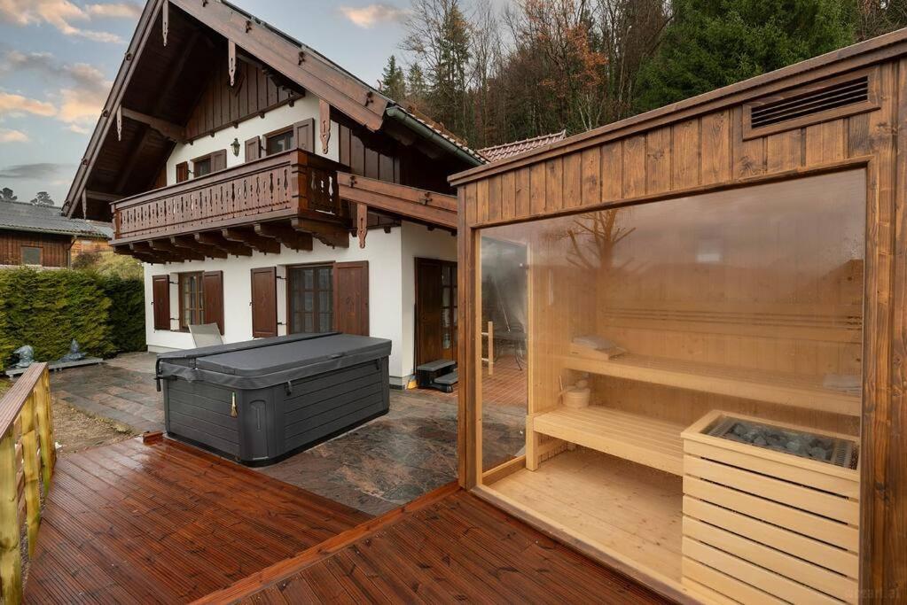 Luxus Alpenparadies Nahe Salzburg Sauna & Whirlpool Adnet 外观 照片