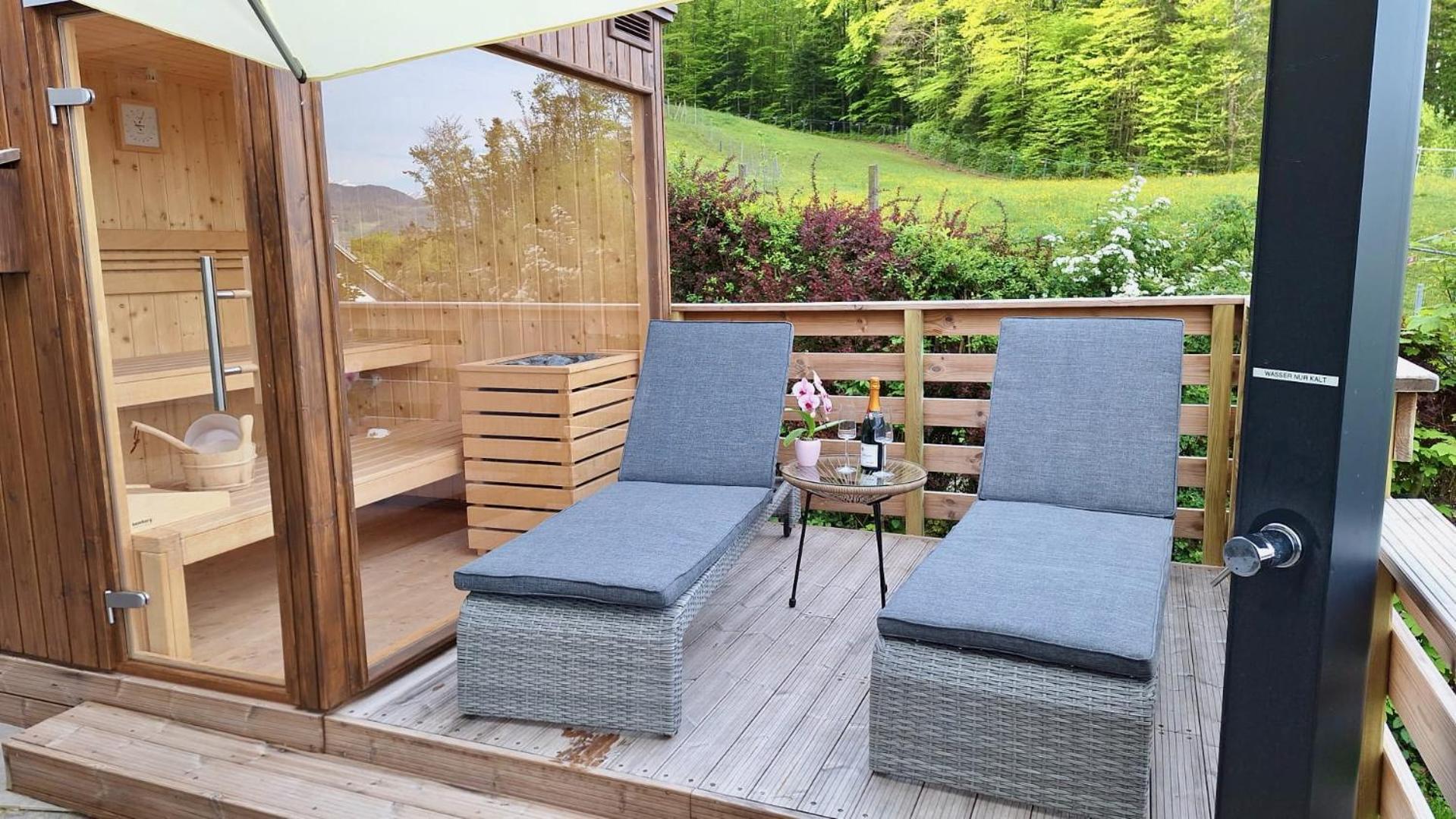 Luxus Alpenparadies Nahe Salzburg Sauna & Whirlpool Adnet 外观 照片